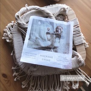 Finn & Emma Baby Macrame Swing